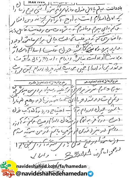 پیمان شهادت شهید علی اسدی محرز با امام رضا (ع) پیمان شهادت شهید علی اسدی محرز با امام رضا (ع)