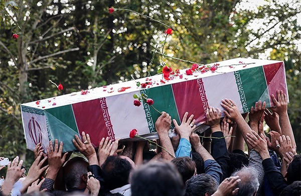 تشییع و خاکسپاری دو شهید گمنام در تهران تشییع و خاکسپاری دو شهید گمنام در تهران