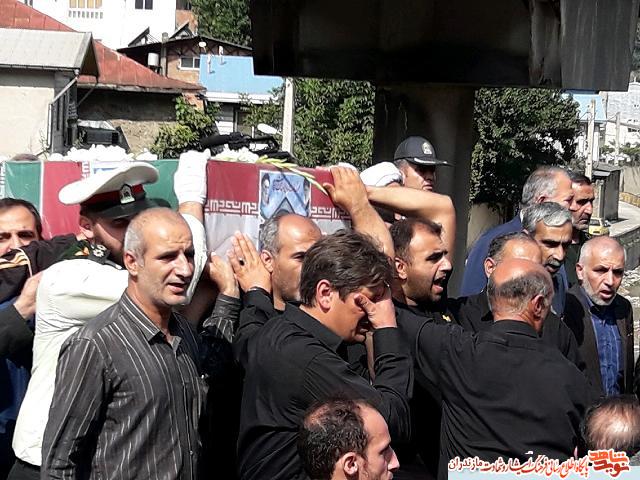 مراسم تشييع پیکر شهید «ولی الله صدرایی» در سوادكوه برگزار شد مراسم تشييع پیکر شهید «ولی الله صدرایی» در سوادكوه برگزار شد