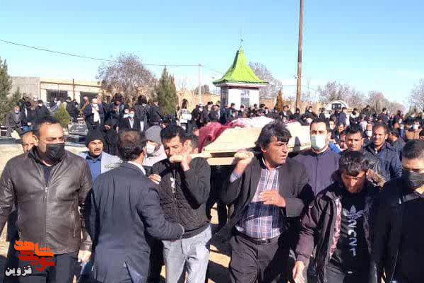 پیکر مطهر پدر شهیدان عاملی تشییع شد