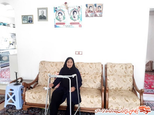 دیدار رئیس بنیاد شهید بروجرد با خانواده شهیدان «حمیدرضا و محمدحسن نهاوندی»