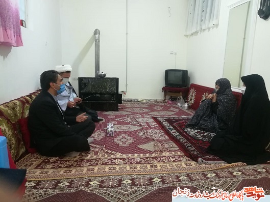 دیدار با خانواده شهدای خدابنده به روایت تصویر