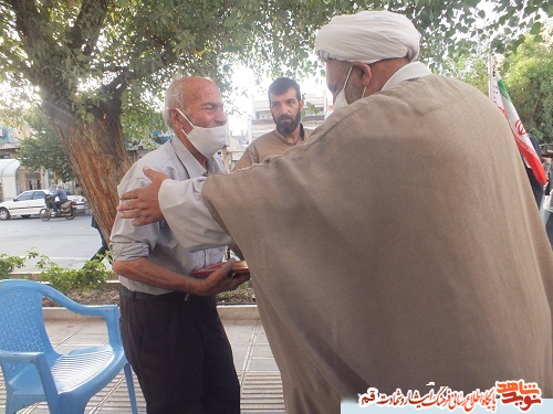 برگزاری مراسم رونمایی نمادین، از تابلو شهید «محمد تقی حیدر زاده» در قم