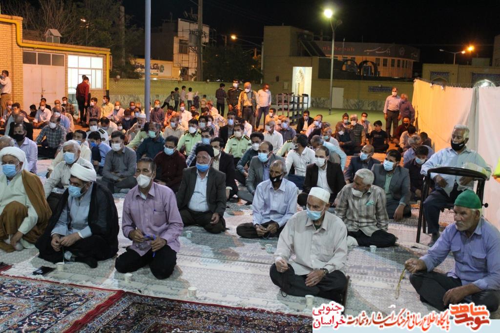 مراسم گرامیداشت شهدای هفتم تیر در بشرویه برگزار شد