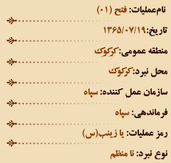 عملیات های هشت سال دفاع مقدس (مهر ماه)