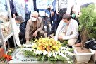 تصاویر| ادای احترام رئیس بنیاد شهید به شهدای دیار کریمان