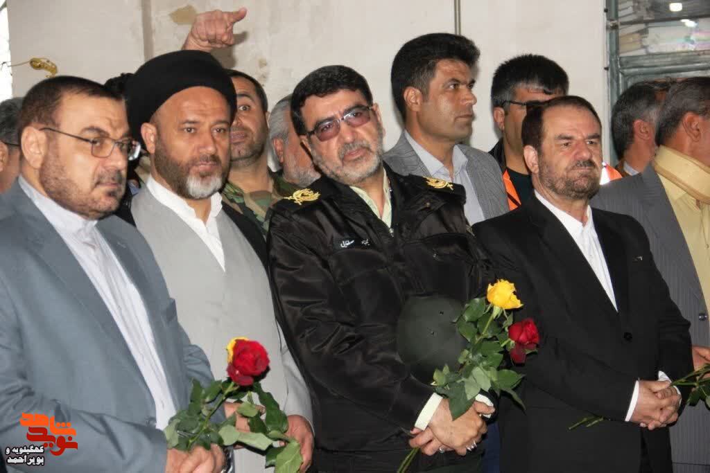 تجدید میثاق شورای اداری استان  با آرمان‌های امام راحل و شهدای انقلاب اسلامی در گلزار شهدای یاسوج