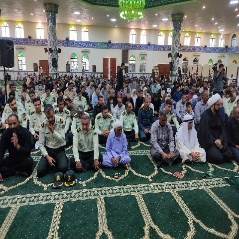 برگزاری مراسم تشییع شهید امنیت «محمدرضا اسدالهی» در شهرستان بندرلنگه