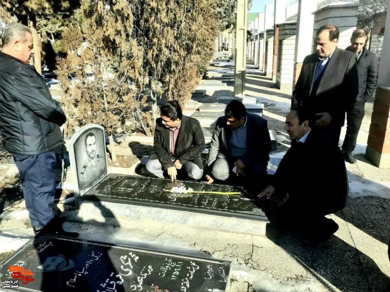 ادای احترام مدیرکل بنیاد شهید و امورایثارگران آذربایجان غربی به مقام شامخ شهدای سلماس