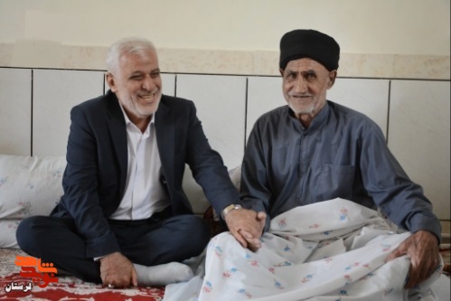دیدار استاندار لرستان با خانواده شهید «سیدشیرخدا موسوی»