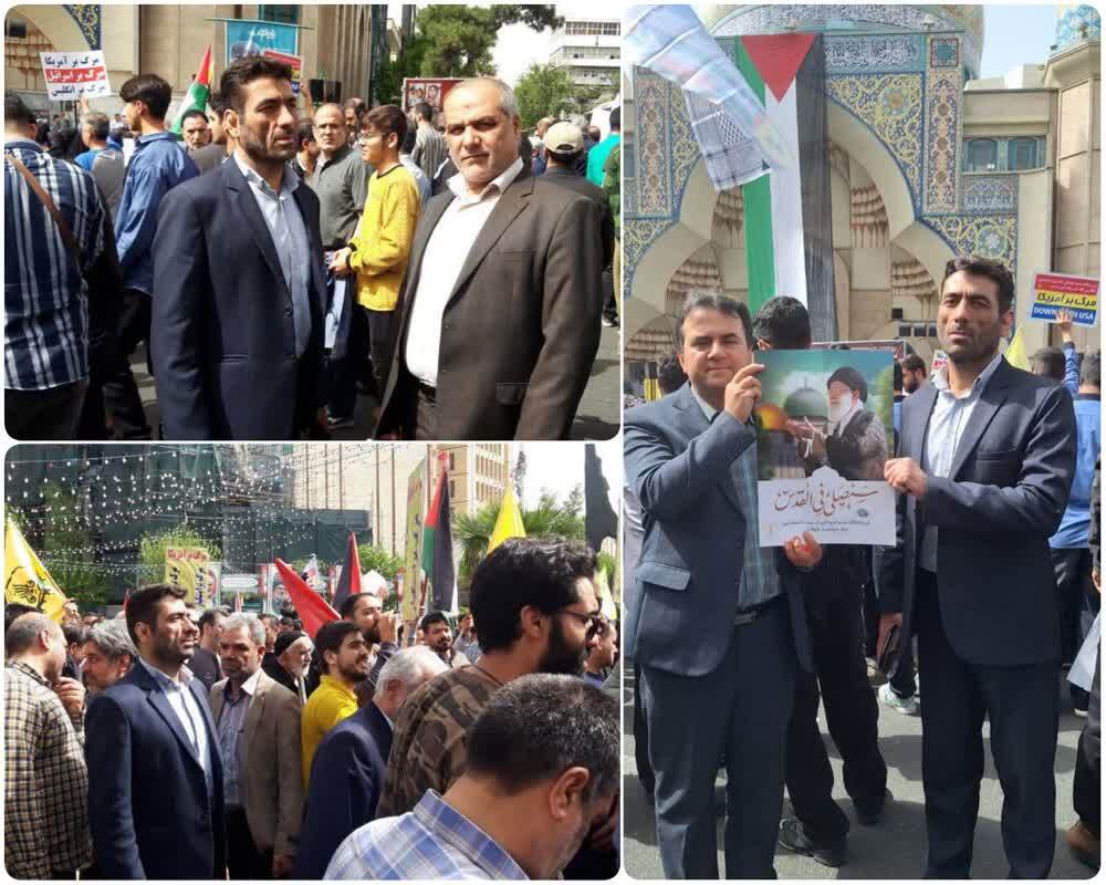 راهپیمایی غزه در خون برگزار شد