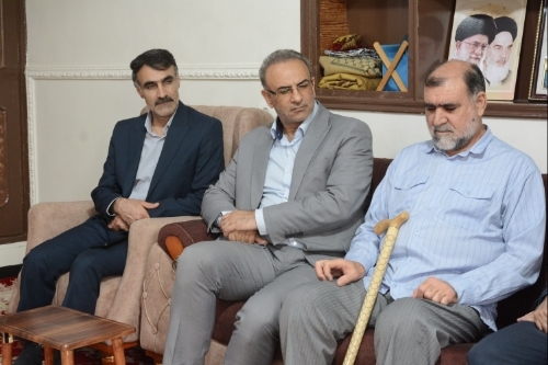 دیدار مدیرکل بنیاد شهید با ایثارگران پلدختر