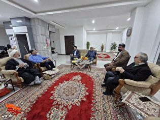 دیدار مدیرکل بنیاد استان کرمان با جانبازان ۷۰...
