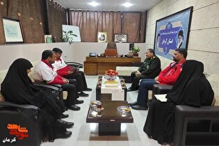 دیدار مدیرکل حفظ آثار کرمان با مدیرعامل هلال احمر؛...