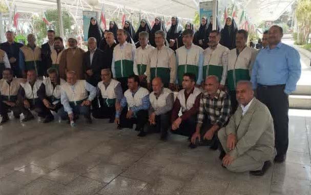 خادمین رضوی میهمان گلزار شهدای زاهدان شدند
