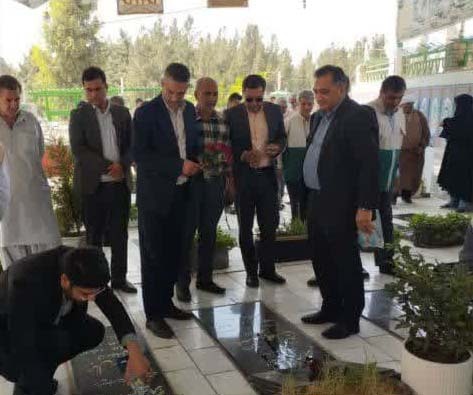 خادمین رضوی میهمان گلزار شهدای زاهدان شدند