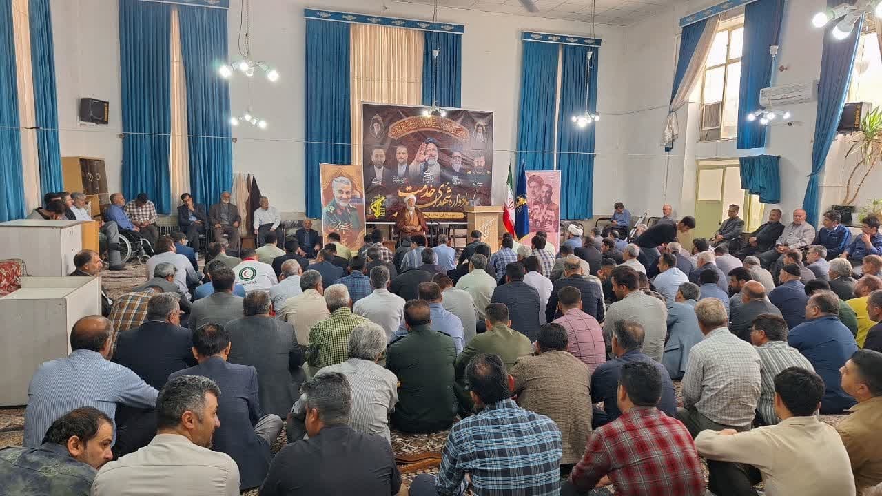 برگزاری اولین سالگرد شهادت شهدای معظم خدمت در شهرستان نقده
