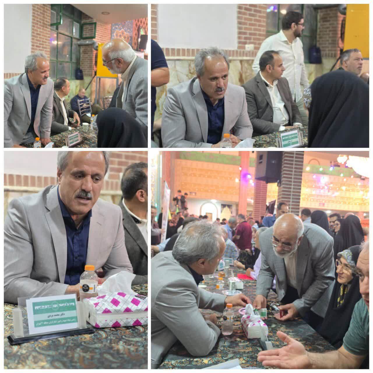 برپایی میز خدمت بنیاد شهید «منطقه ۴» در مسجد جامع رسول (ص)