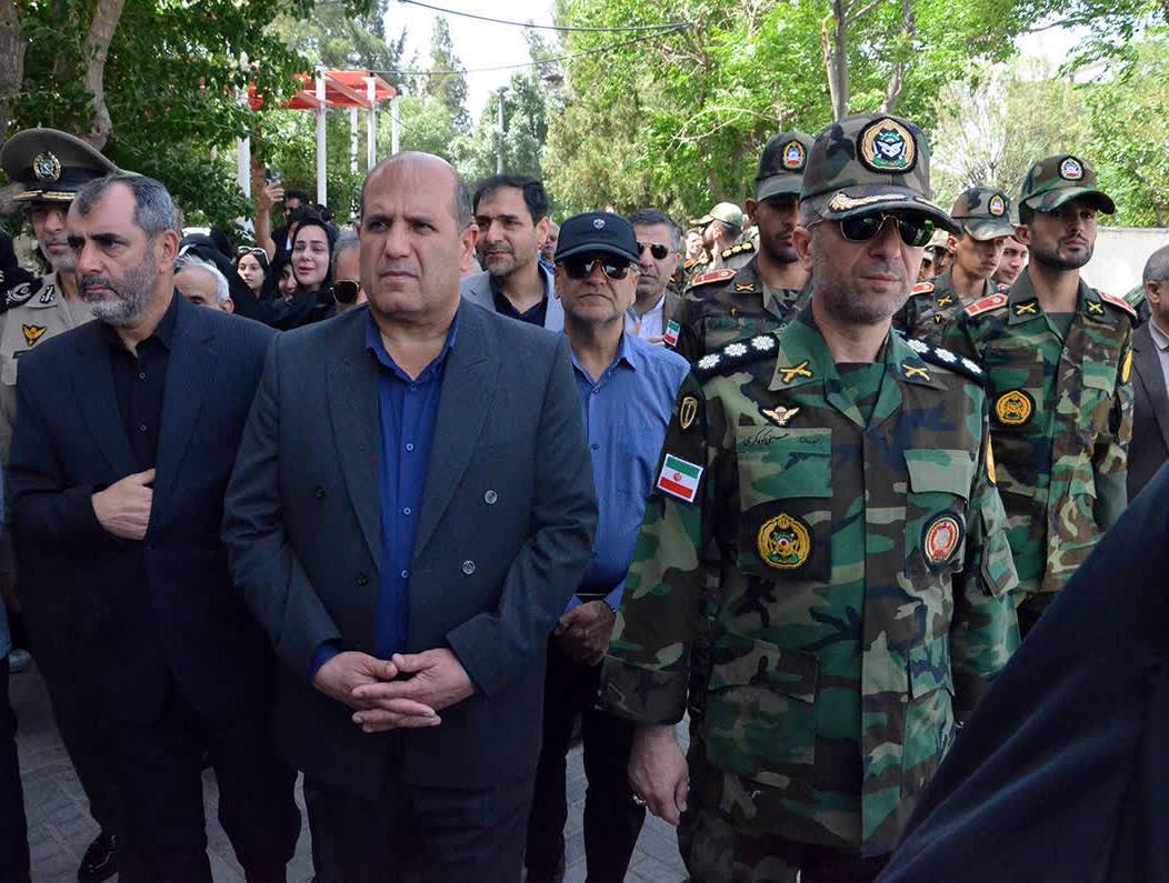 تشییع پیکر مطهر شهید تازه تفحص شده «داود علی زکایی»