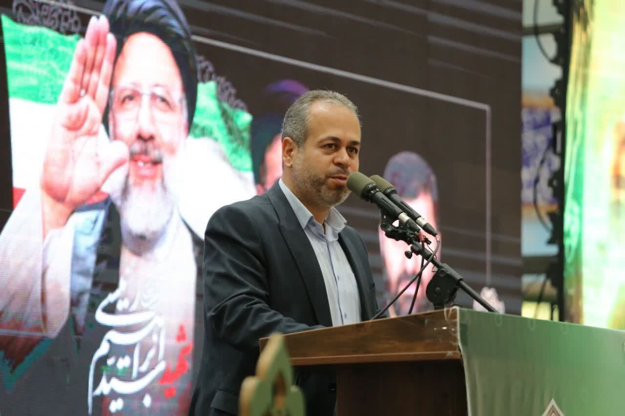 معاون سیاسی استاندار : شهید رئیسی مدافع حرم ایران و الگوی خدمت بود 