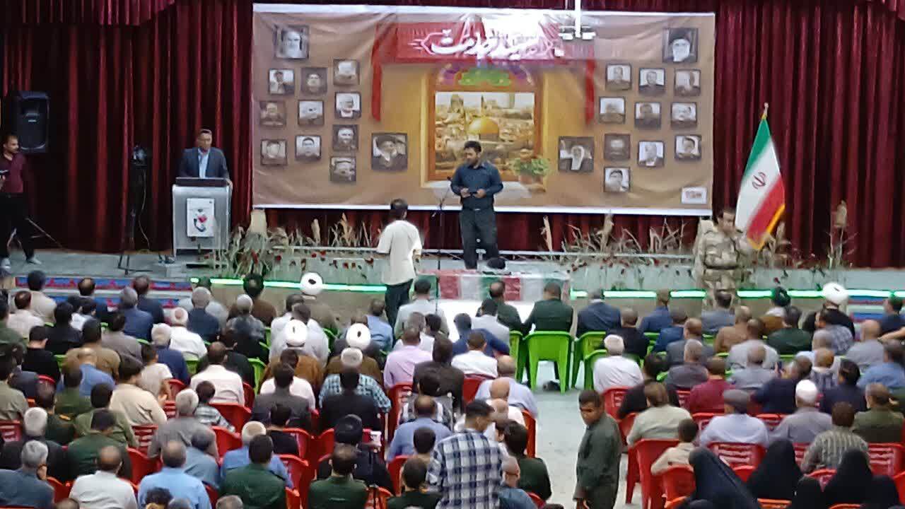 برگزاری باشکوه بزرگداشت شهدای خدمت در شهر دهدشت