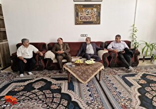 دیدار مدیرکل بنیاد شهید کرمان با ایثارگران اختیارآباد