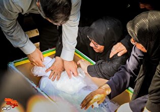 مدافع امنیت، میهمان ابدی گلزار شهدا شد