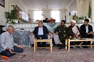 دیدار مسئولان شهرستان بردسیر با خانواده روحانی...