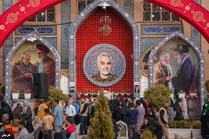 بزرگداشت سردار شهید «سید حمیدرضا هاشمی» در گلزار شهدای کرمان