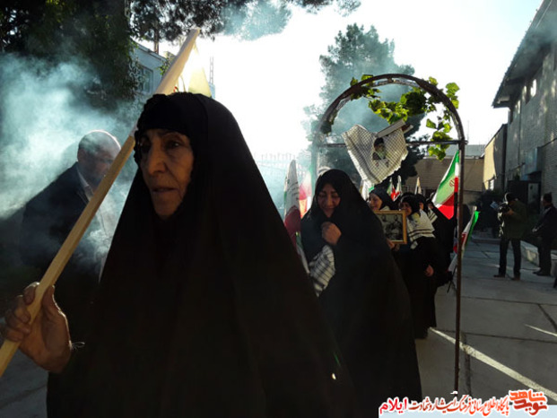 اعزام همسران شهدا به اردوی راهیان نور مناطق عملیاتی استان ایلام