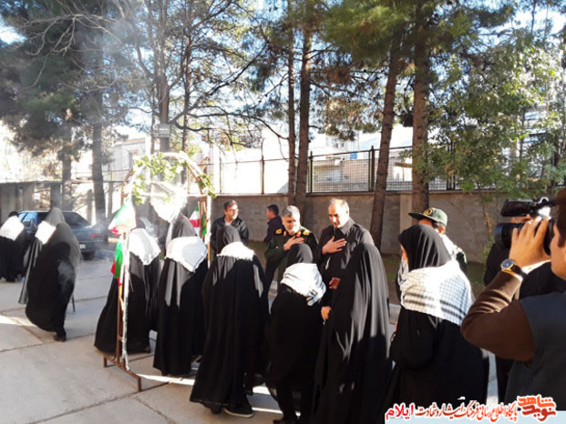 اعزام همسران شهدا به اردوی راهیان نور مناطق عملیاتی استان ایلام
