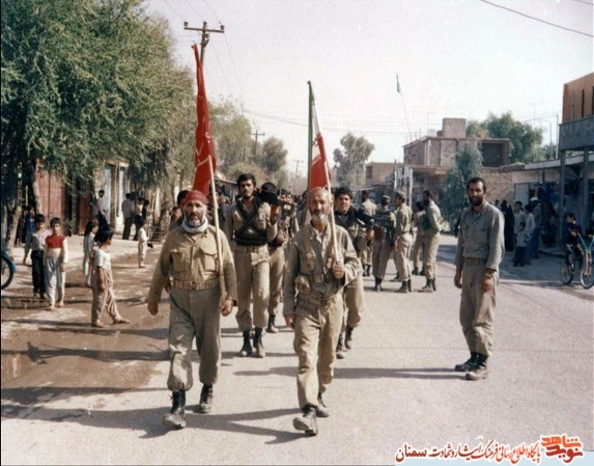 نفر اول از چپ شهید محمدحسن فراتی