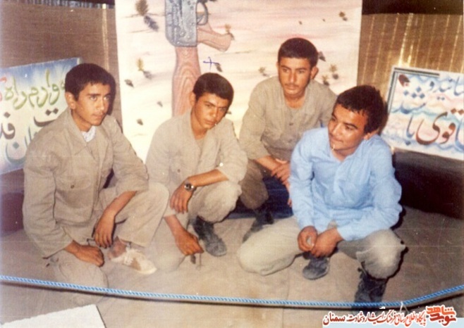 نفر دوم از چپ شهید ابوالفضل خراسانی