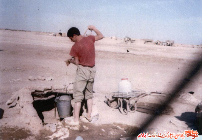 شهید «نادر منصوری» از کارکنان اداره برق استان ایلام