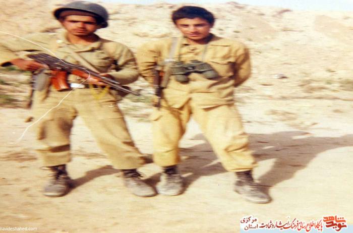 از چپ : سید حسن شریفی - عباس خسروی