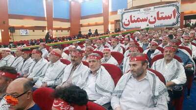 مراسم سراسری جهاد و مقاومت از دیروز تا امروز- بیست و نهم شهریور ۱۴۰۲ سالن همایشهای هلال احمر شهرستان سمنان