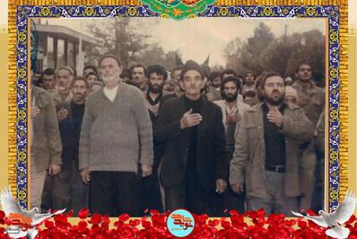 مراسم تشییع پیکر شهید محمدرضا خالصی‌دوست